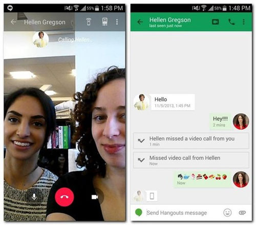 hangouts apps mac for video call